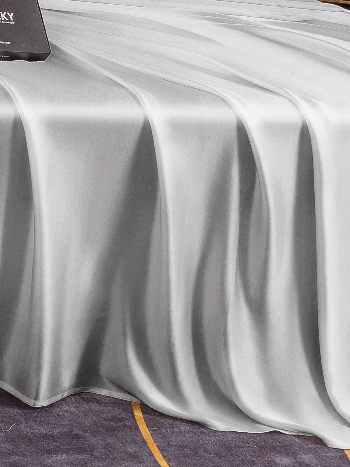 [Silver] SilkSilky-AU 19Momme Pure Silk Bedding Set 005