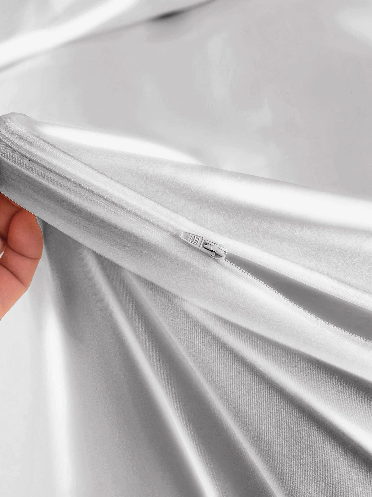 [Silver] SilkSilky-AU 19Momme Pure Silk Bedding Set 005