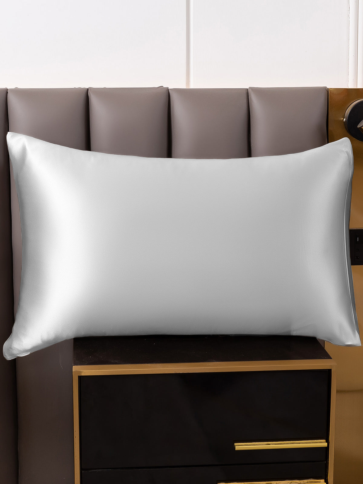 [Silver] SilkSilky-AU 19Momme Pure Silk Pillowcase 001