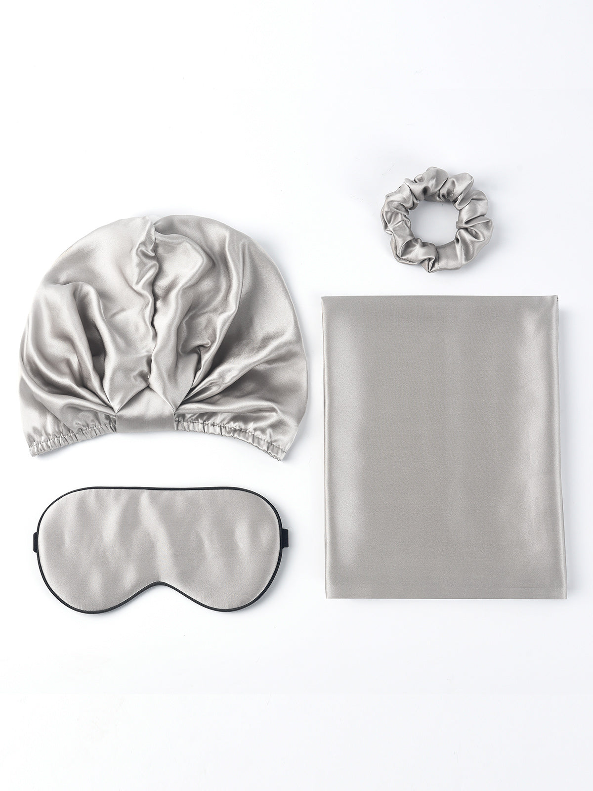 [Silver] SilkSilky-AU 19Momme Pure Silk Pillowcase Set 005