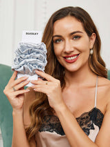 [Silver] SilkSilky-AU Scrunchie 001