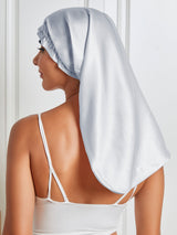 [Silver] SilkSilky-AU Pure Silk Sleep Cap 006