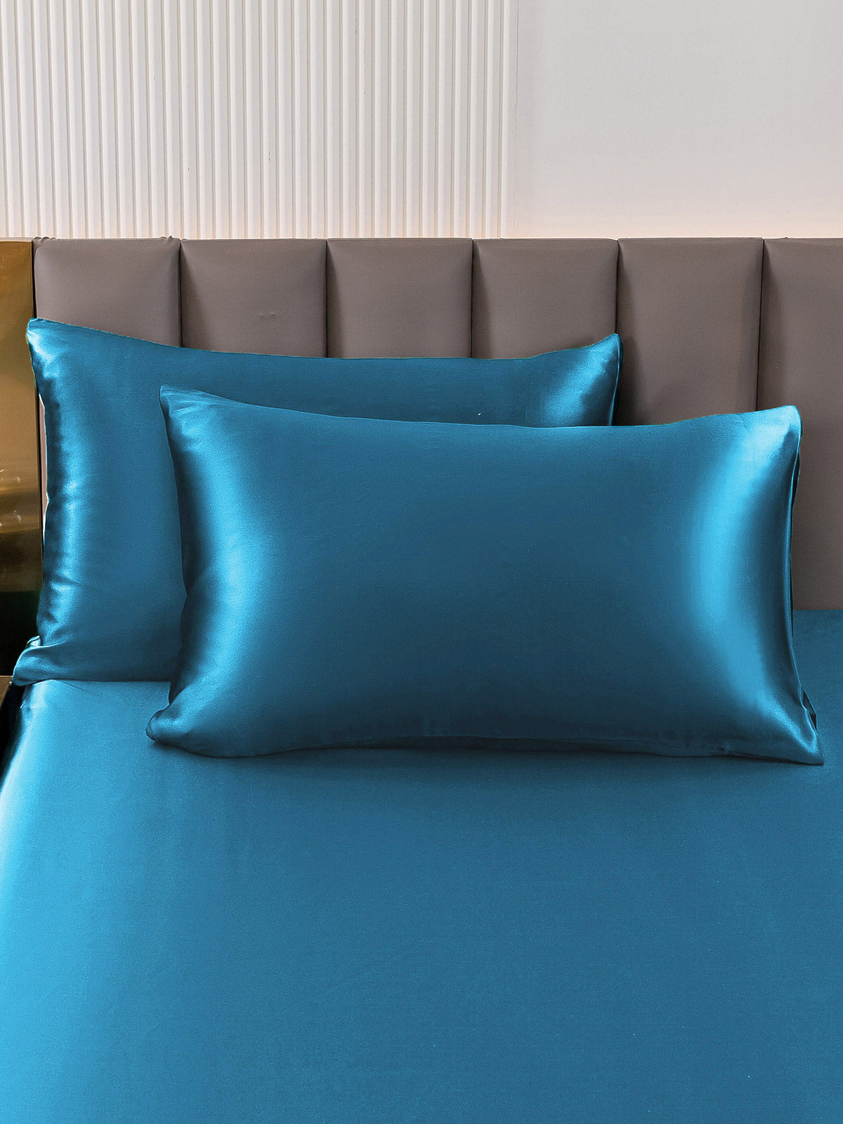 [Teal] SilkSilky-AU 19Momme Pure Silk Pillowcase 001