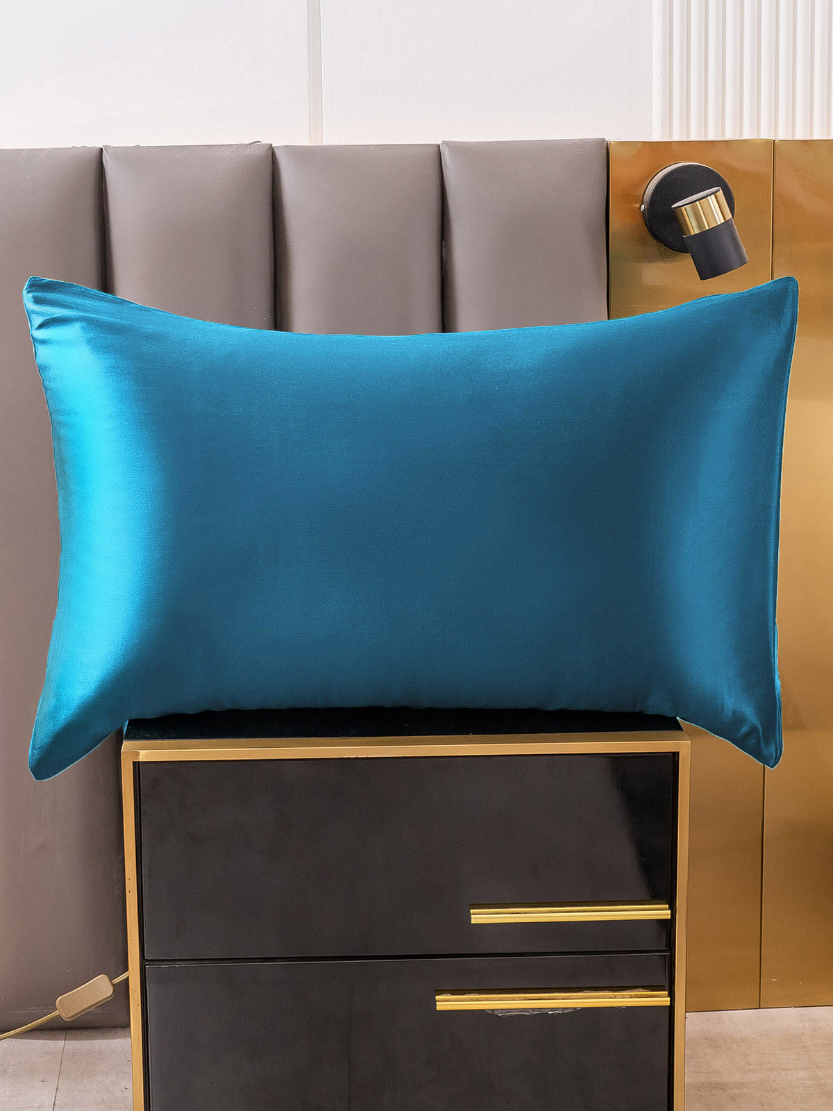 [Teal] SilkSilky-AU 19Momme Pure Silk Pillowcase 004