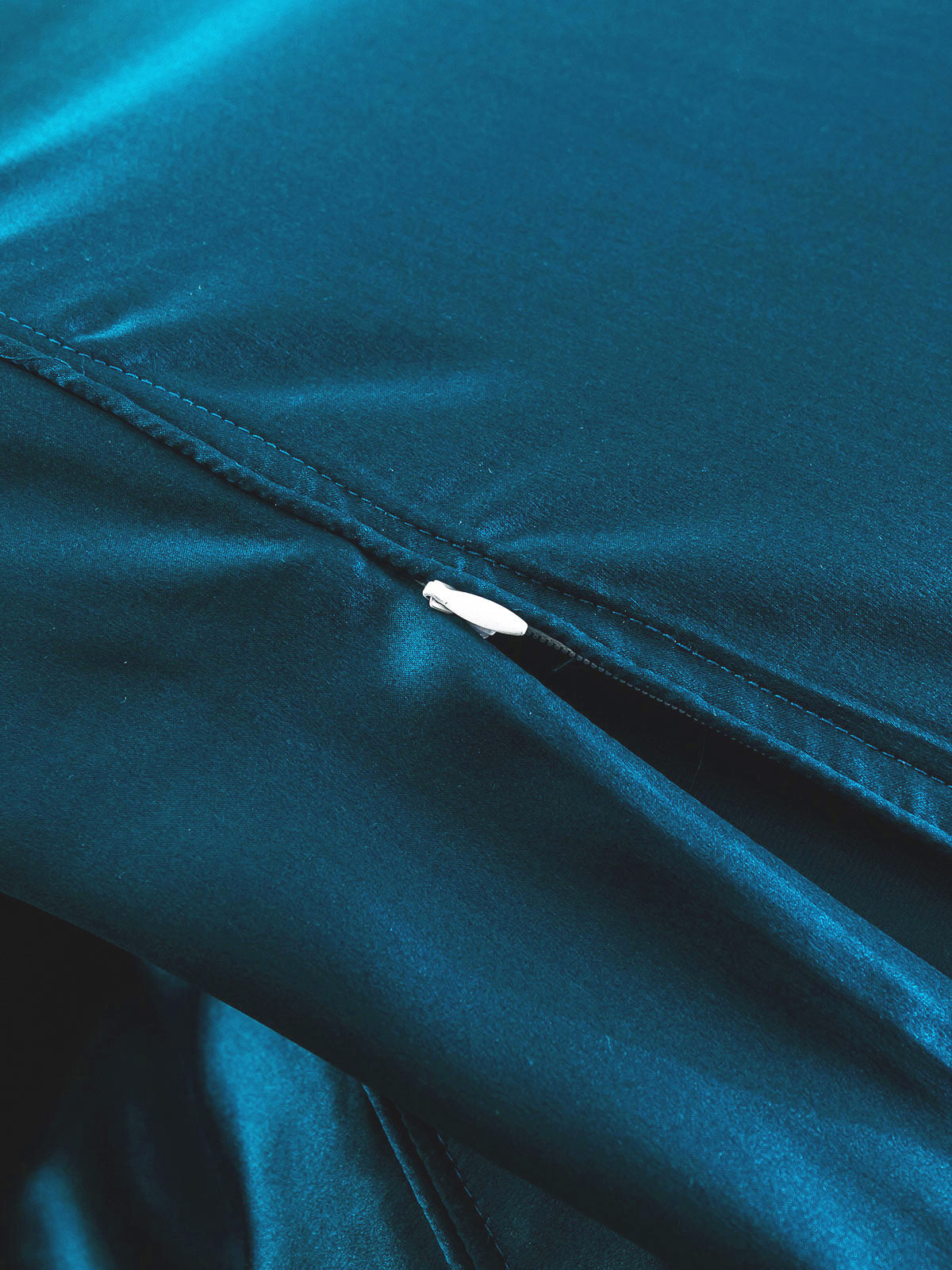[Teal] SilkSilky-AU 22Momme Pure Silk Bedding Set 007
