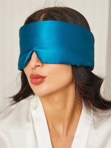 [Teal] SilkSilky-AU Sleep Mask 001