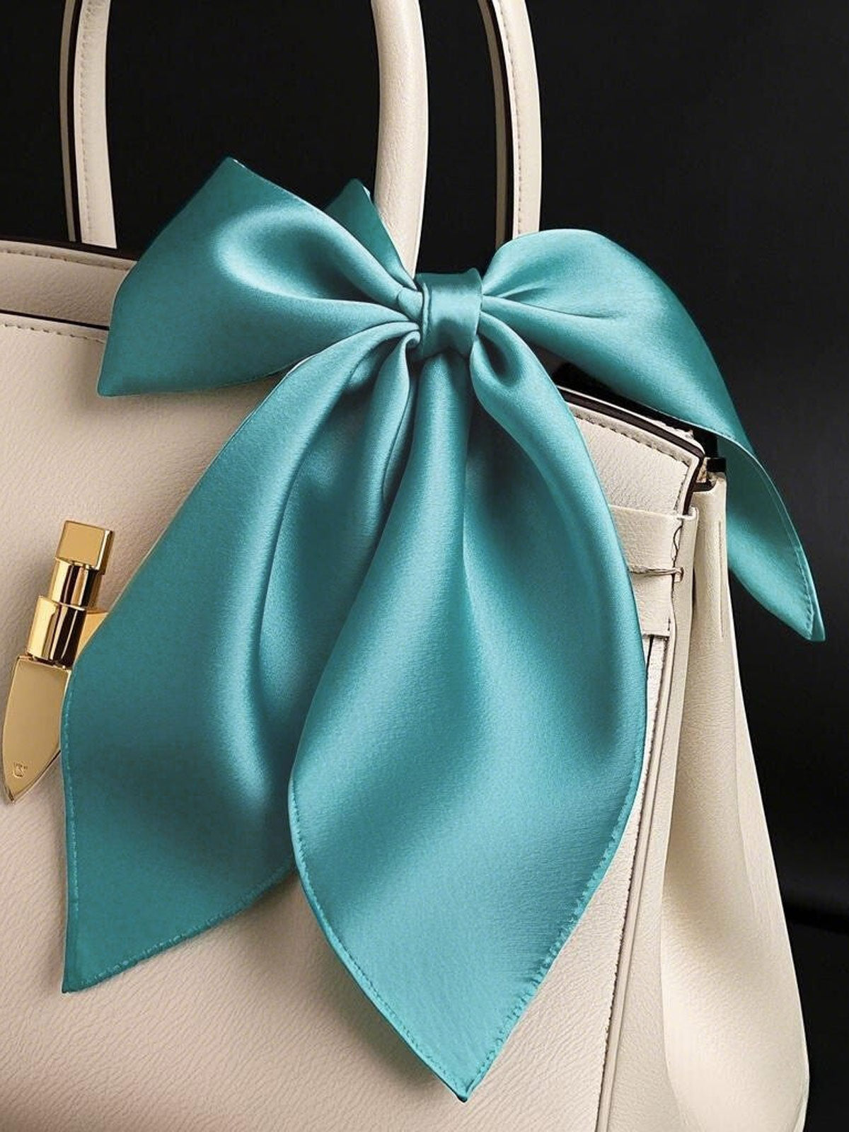 [Teal] SilkSilky-AU Scarf 001