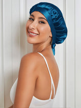 [Teal] SilkSilky-AU Sleep Cap 002