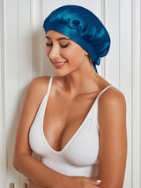 [Teal] SilkSilky-AU Sleep Cap 003