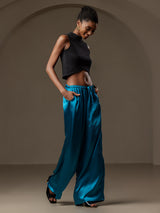 [Teal] SilkSilky-AU Women's Pants 006