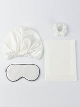 [White] SilkSilky-AU 19Momme Pure Silk Pillowcase Set 003