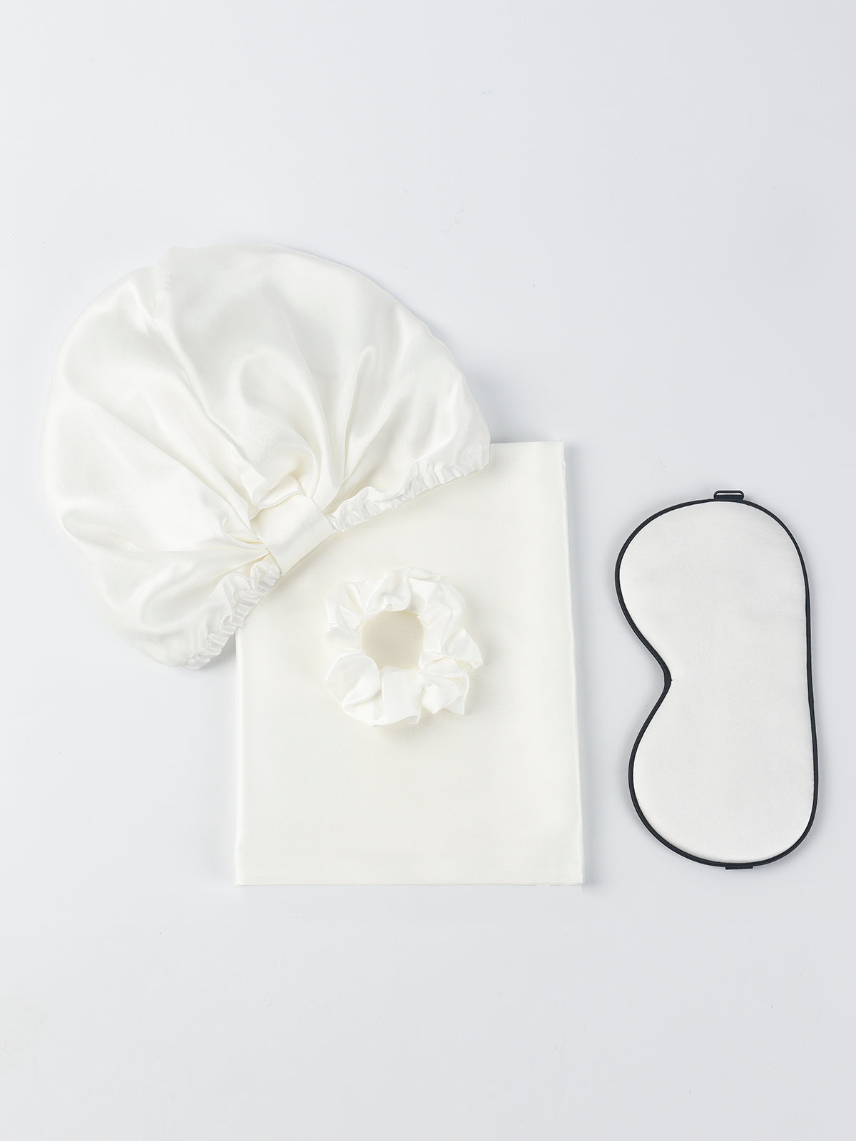 [White] SilkSilky-AU 19Momme Pure Silk Pillowcase Set 004