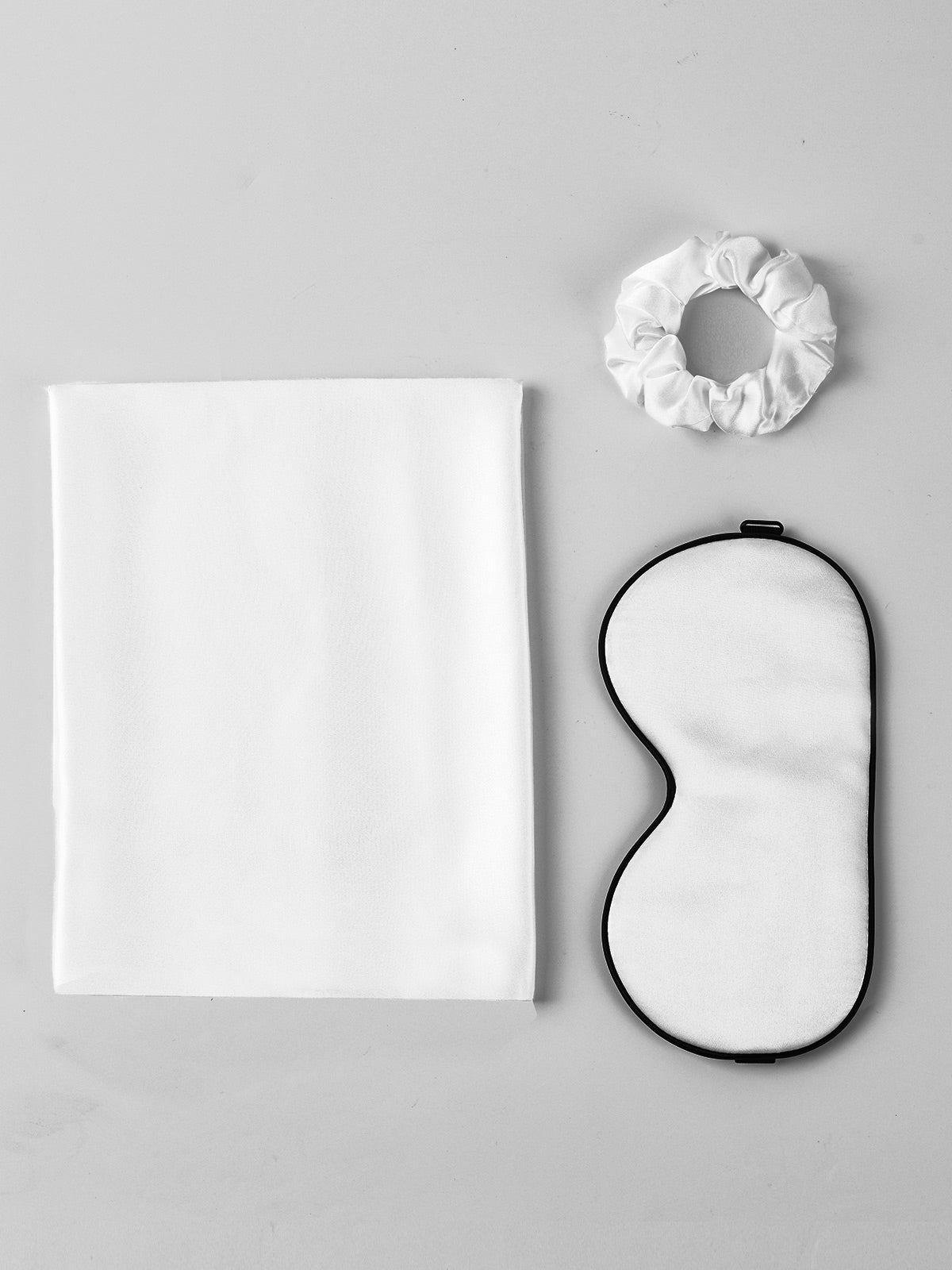 [White] SilkSilky-AU 19Momme Pure Silk Pillowcase Set 005