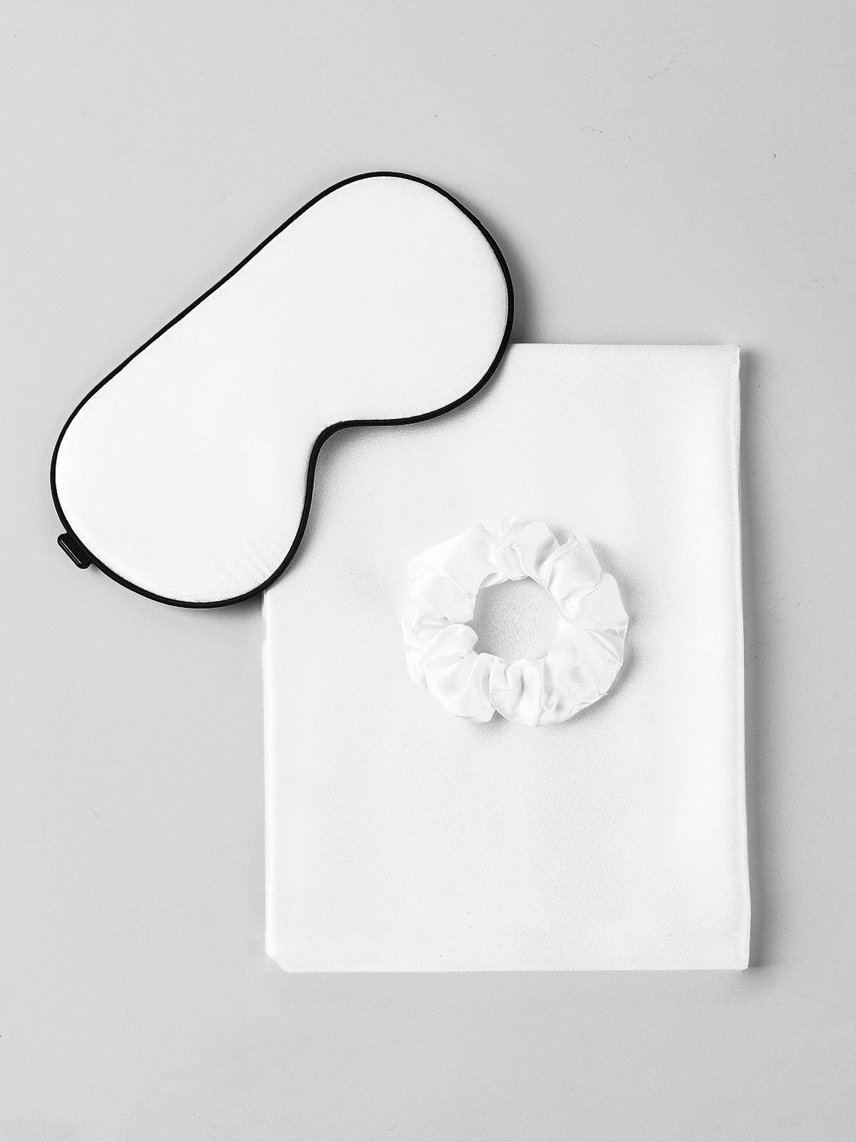[White] SilkSilky-AU 19Momme Pure Silk Pillowcase Set 005