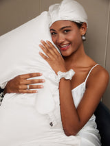 [White] SilkSilky-AU 22Momme Pure Silk Pillowcase Set 004