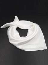 [White] SilkSilky-AU Scarf 003