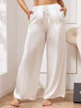 [White] SilkSilky-AU Women's Pants 001