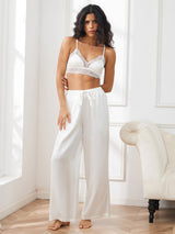 [White] SilkSilky-AU Women's Pants 005
