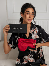 [Wine] SilkSilky-AU 19Momme Pure Silk Pillowcase Set 001