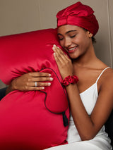 [Wine] SilkSilky-AU 19Momme Pure Silk Pillowcase Set 001