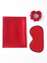 [Wine] SilkSilky-AU 19Momme Pure Silk Pillowcase Set 005