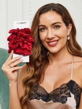 [Wine] SilkSilky-AU Scrunchie 002