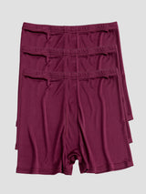 [Wine] SilkSilky-AU 100% Silk Jersey Men's Underwear 002