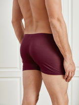[Wine] SilkSilky-AU 100% Silk Jersey Men's Underwear 005