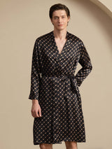 [Black Chain] SilkSilky-AU Long Sleeve Mens Robe 001