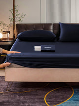 [Dark Blue] SilkSilky-AU 22Momme Bedding Set 006