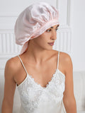 SilkSilky-AU Pure Silk Sleep Cap Pink 001