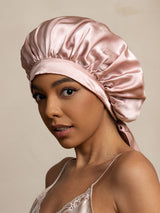 [Pink] SilkSilky-AU Sleep Cap 002