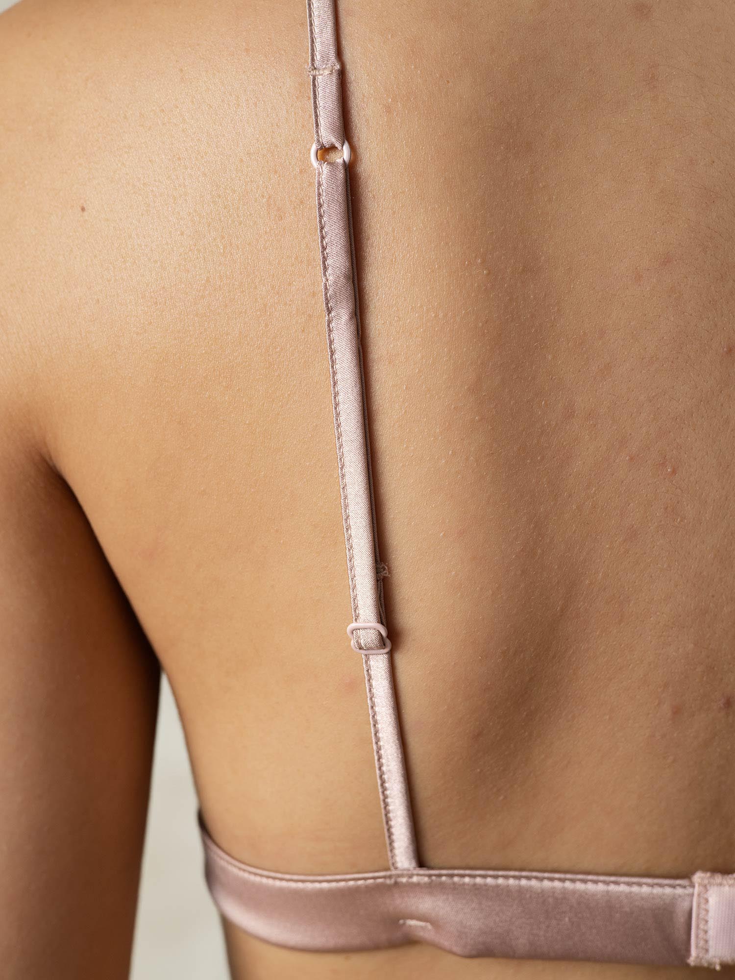 [Pale Mauve] SilkSilky-AU Silk Knitted Bra 006