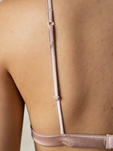[Pale Mauve] SilkSilky-AU Silk Jersey Bra 006