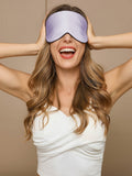 SilkSilky AU 19Momme Pure Silk Eye Mask Lavender 001