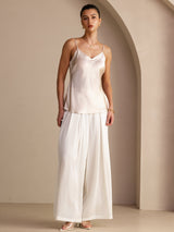 [Beige] SilkSilky-AU Sleeveless V Neck Camisole 005