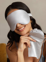 [Silver] SilkSilky-AU Sleep Mask 004