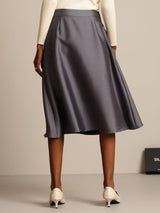 [Gray] SilkSilky-AU Skirt 002