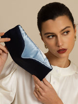 [DarkBlue+LightBlue] SilkSilky-AU Sleep Mask 003