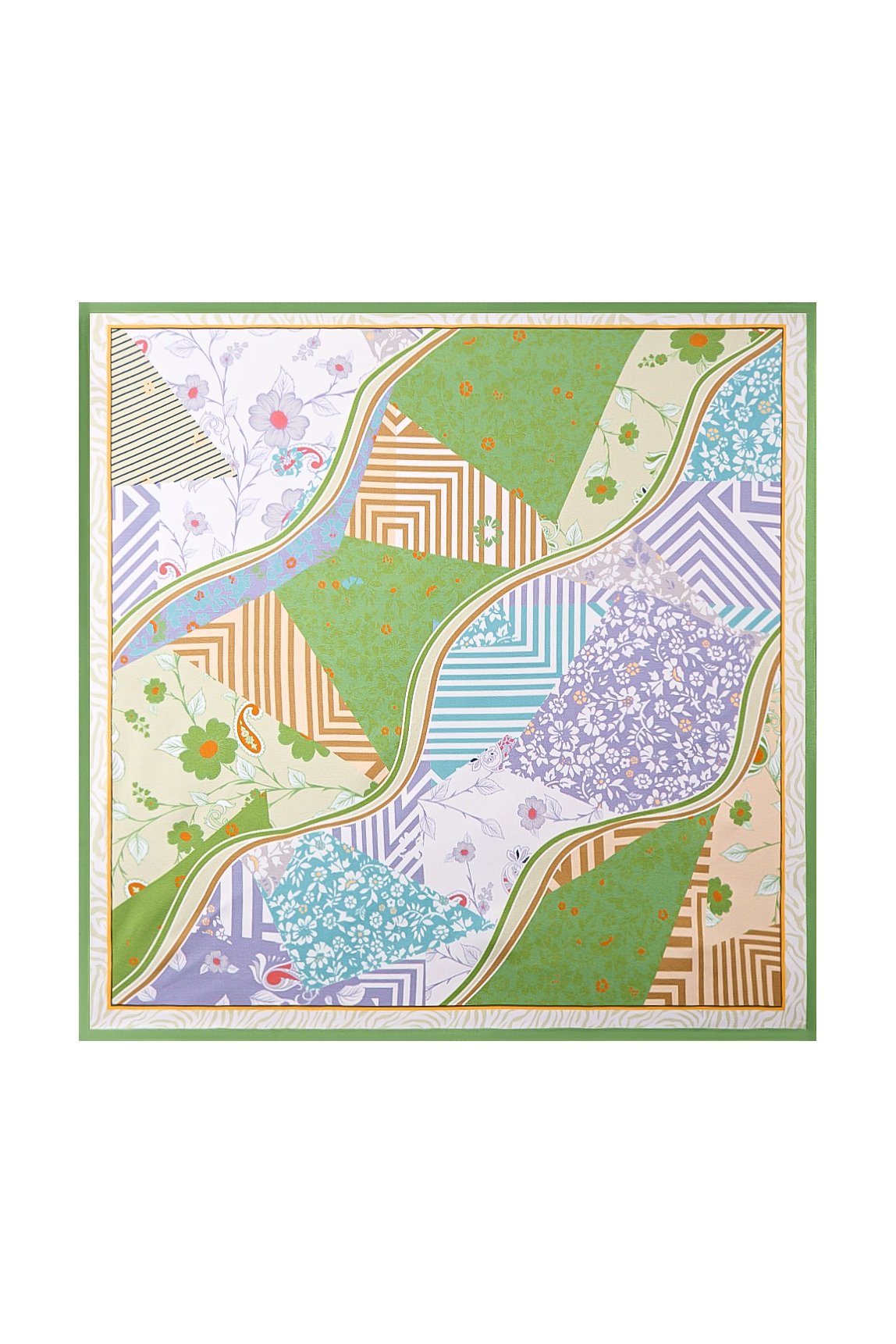 [P100] SilkSilky-AU Pure Silk Scarf 001,