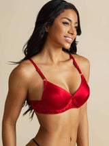 [Red] SilkSilky-AU Bra 009