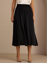 [Black] SilkSilky-AU Skirt 004