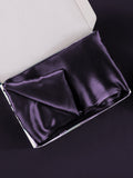 SilkSilky AU 30Momme Pure Silk Pillowcase DeepPurple 006