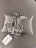 SilkSilky-AU 19Momme Pure Silk Pillowcase Gray 007