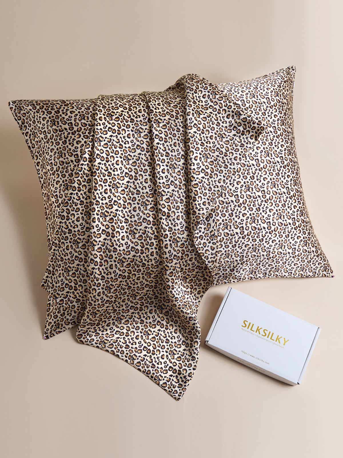 [Leopard] SilkSilky-AU 19Momme Pure Silk Pillowcase 002