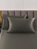 SilkSilky-AU 19Momme Pure Silk Pillowcase DarkGray 001