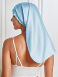 SilkSilky AU Pure Silk Sleep Cap LightBlue 006