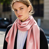 [Pale Mauve] SilkSilky-AU Scarf 001
