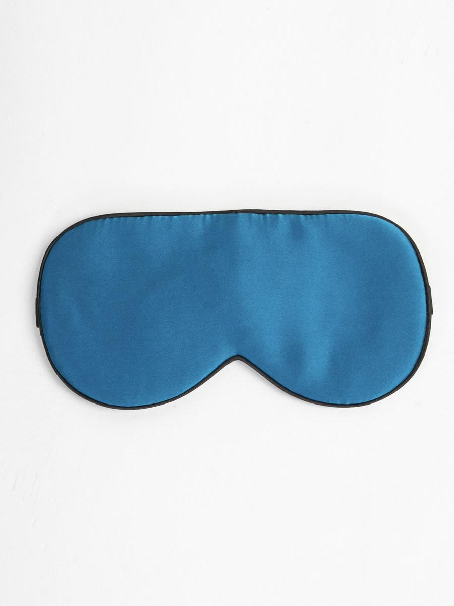 SilkSilky AU 19Momme Pure Silk Eye Mask Teal 006