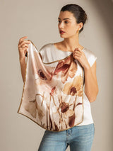 [P092] SilkSilky-AU Pure Silk Scarf 003